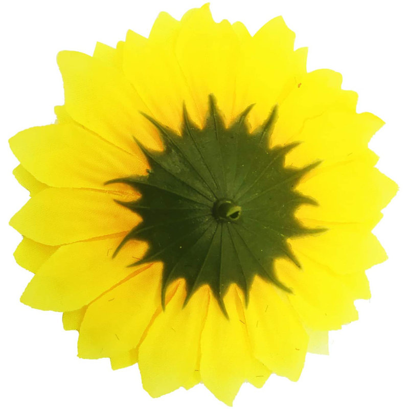 Primrue 120 PCS Artificial Sunflower Heads Faux Sunflower Heads In